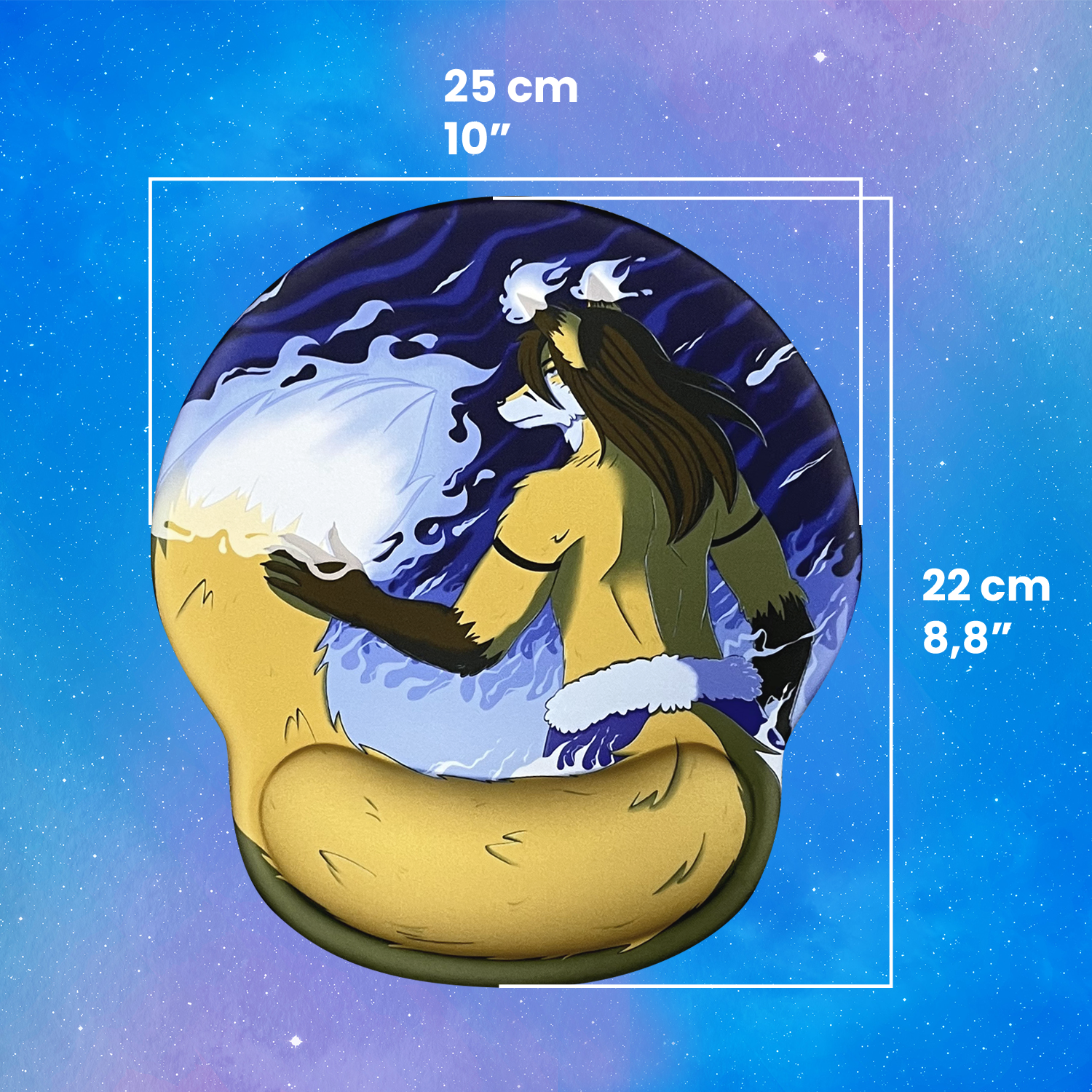 FoxyAreku Wrist Rest Mousepad